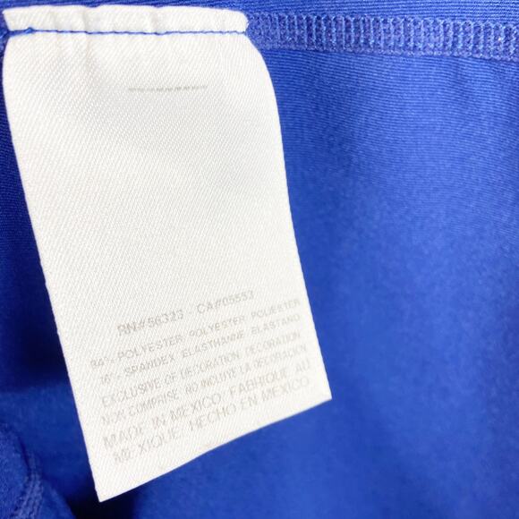 Nike Pro Softball Long Sleeve‎ Shirt Blue Womens Size Large - Picture 7 of 7